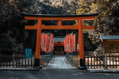 日本寺庙白天
